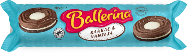 Ballerina Kaakao ja vanilja 205 g