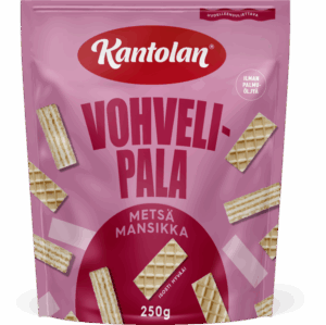 Kantolan Vohvelipala Metsämansikka 250 g