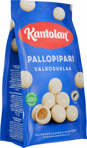 Kantolan Pallopipari Valkosuklaa 150 g